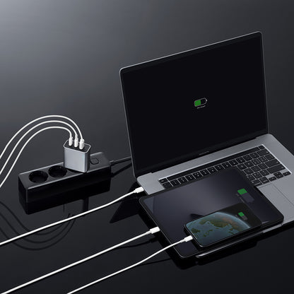 Chargeur secteur Cuktech, 65W, 3,25A, 1 x USB-A - 2 x USB-C, Blanc CUK0A15CEUSL