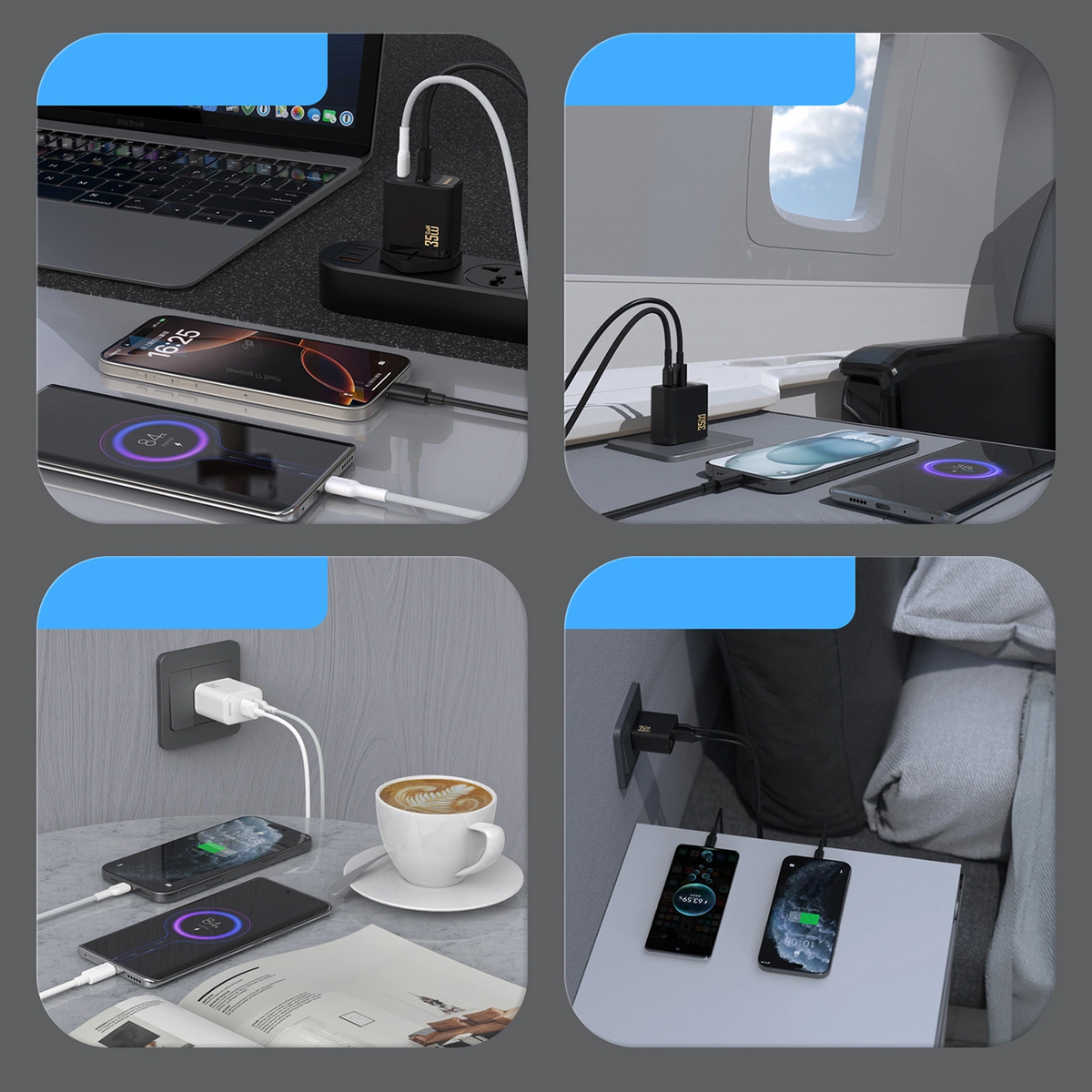 Chargeur secteur Dudao A27 Max, 35W, 1 x USB-A - 1 x USB-C, Noir