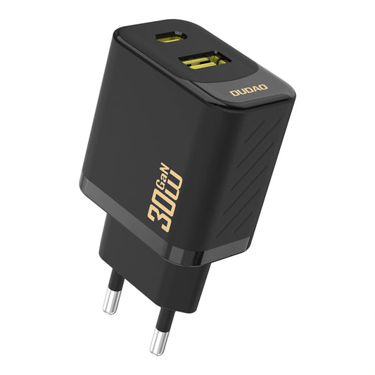 Chargeur Réseau Dudao A27TEU, 30W, 3A, 1 x USB-A - 1 x USB-C, Noir