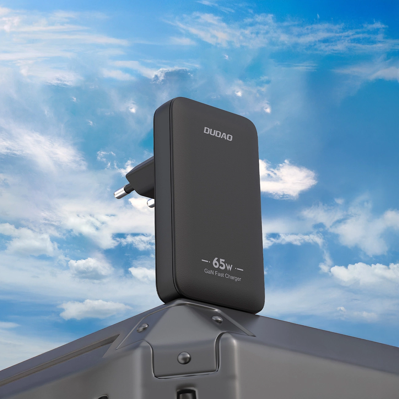 Chargeur réseau Dudao A65Q Travel, 65W, 3.25A, 1 x USB-A - 1 x USB-C, Noir