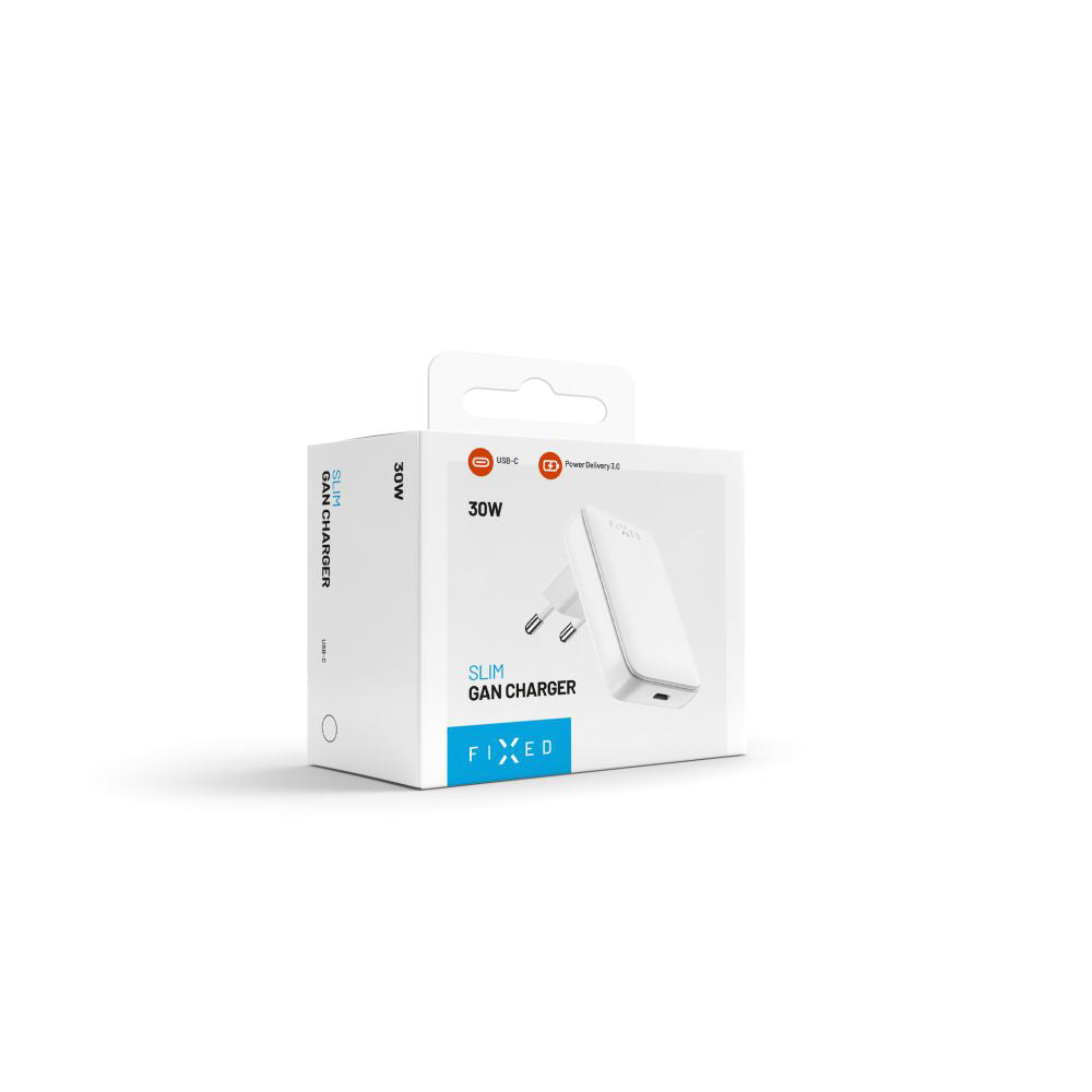 Chargeur Réseau Fixed, 30W, 3A, 1 x USB-C, Blanc