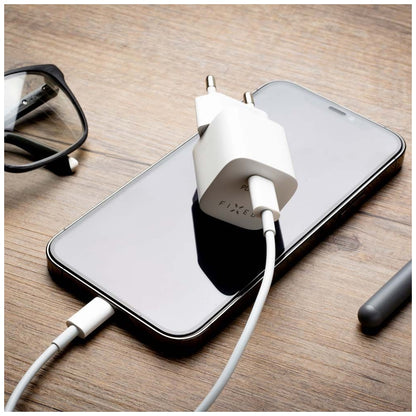 Chargeur Réseau Fixed Mini, 20W, 3A, 1 x USB-C, Blanc