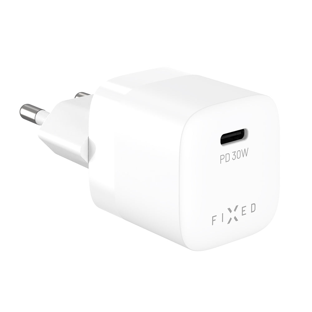 Chargeur Réseau Fixed Mini2, 30W, 3A, 1 x USB-C, Blanc