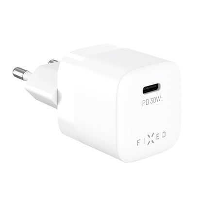 Chargeur Réseau Fixed Mini2, 30W, 3A, 1 x USB-C, Blanc