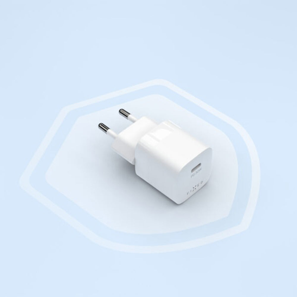 Chargeur Réseau Fixed Mini2, 30W, 3A, 1 x USB-C, Blanc