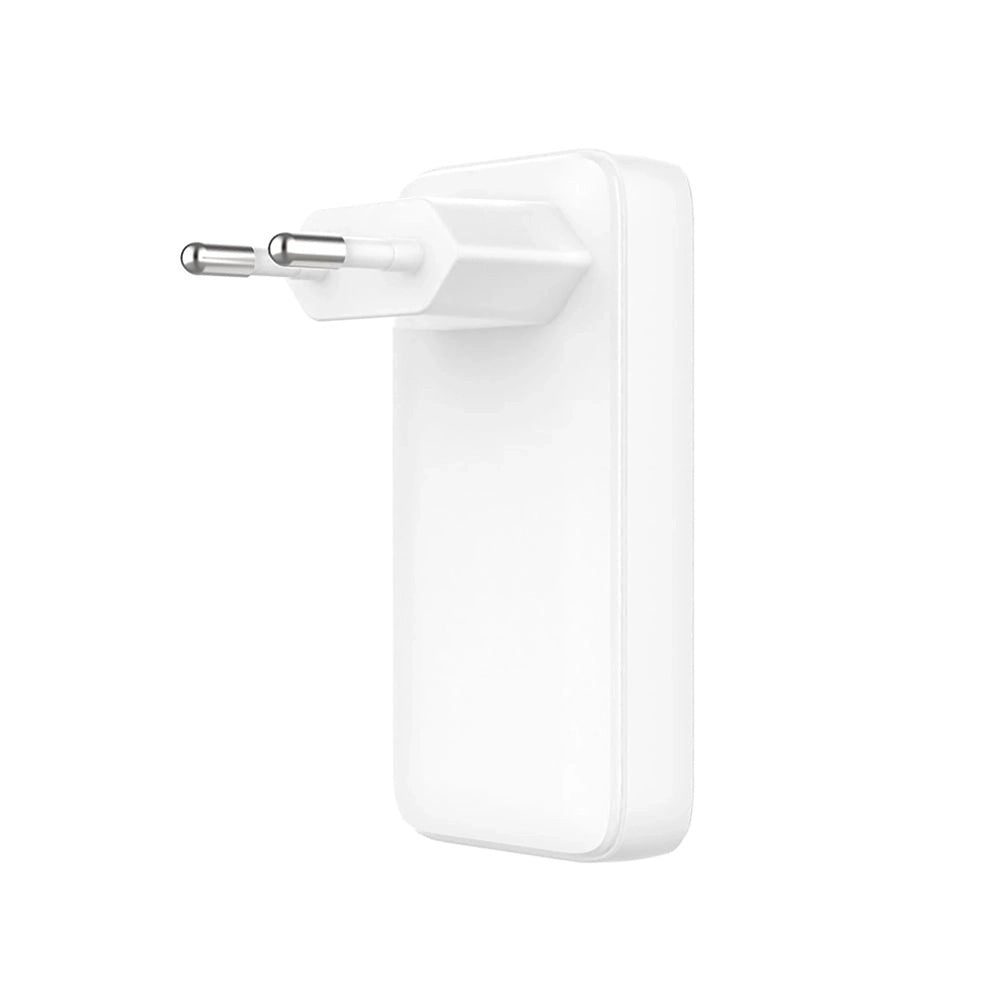 Chargeur Réseau Fixed Slim, 45W, 3A, 2 x USB-C, Blanc