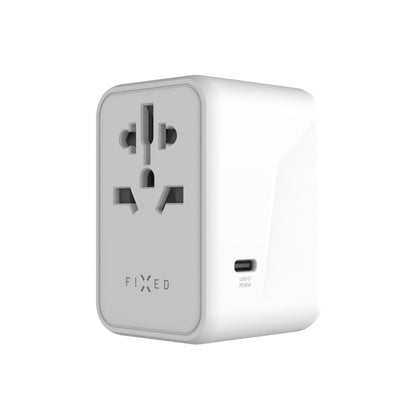 Chargeur Réseau Fixed Travel, 65W, 3.25A, 2 x USB-A - 3 x USB-C, Blanc