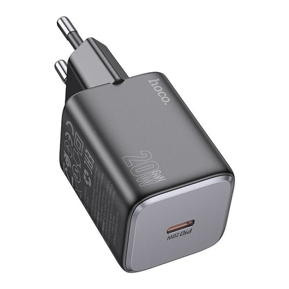 Chargeur Réseau HOCO N40, 20W, 3A, 1 x USB-C, Noir