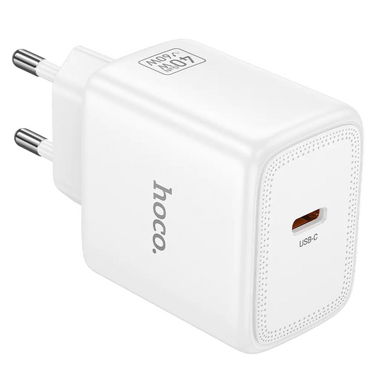 Chargeur Secteur HOCO N83, 40W, 3A, 1 x USB-C, Blanc