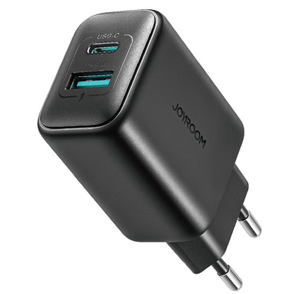 Chargeur Réseau Joyroom JR-TCF13, 25W, 3A, 1 x USB-A - 1 x USB-C, Noir