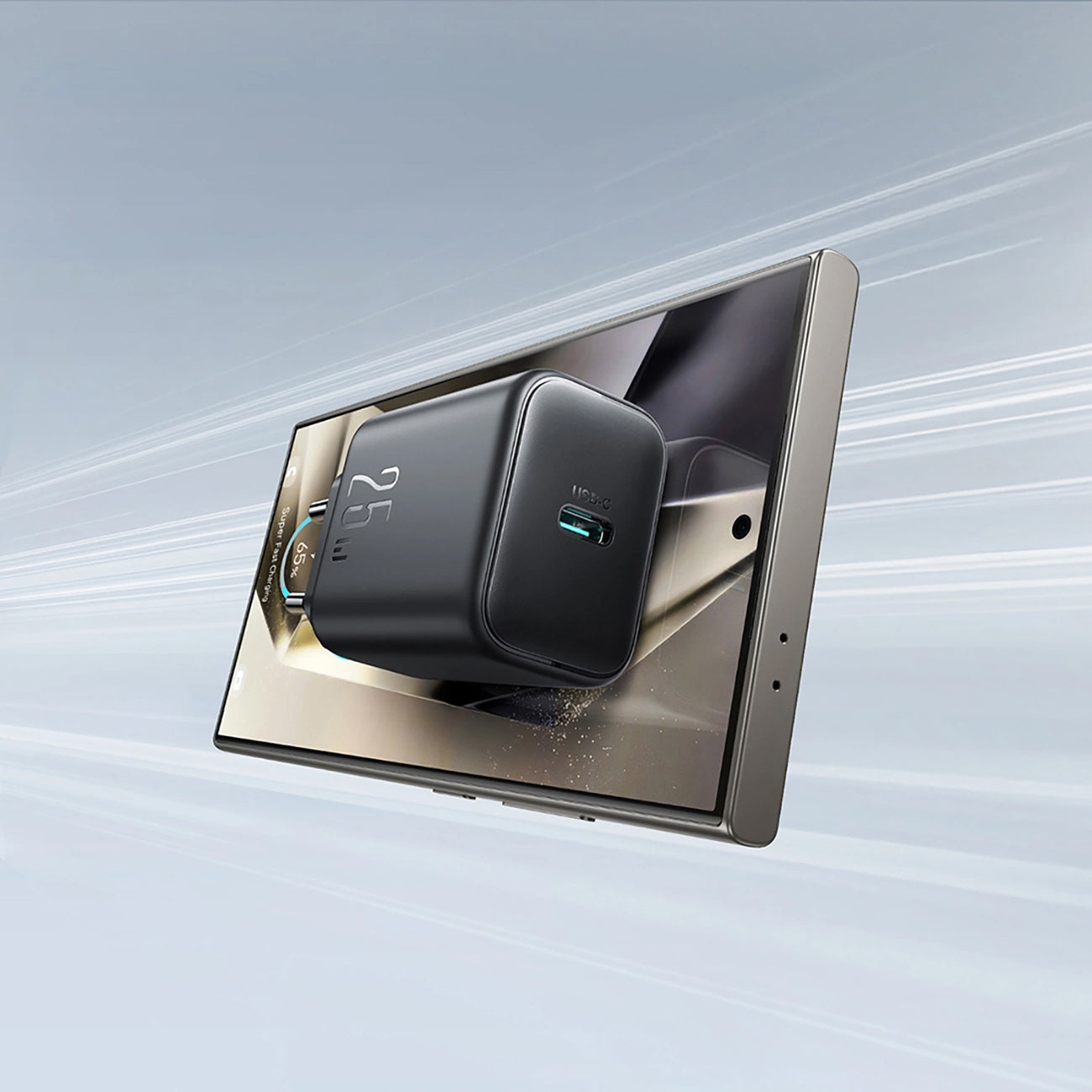 Chargeur Réseau Joyroom JR-TCF23, 25W, 3A, 1 x USB-C, Noir
