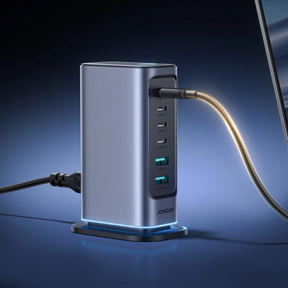 Chargeur Station Joyroom JR-TCM02, 65W, 3.25A, 2 x USB-A - 4 x USB-C, Gris