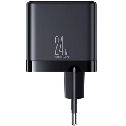 Chargeur réseau Joyroom JR-TCN03, 24W, 2.4A, 4 x USB-A, Noir 