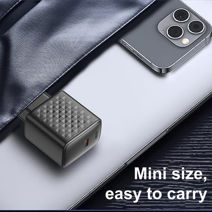 Chargeur Réseau Lito LC13, 20W, 3A, 1 x USB-C, Noir