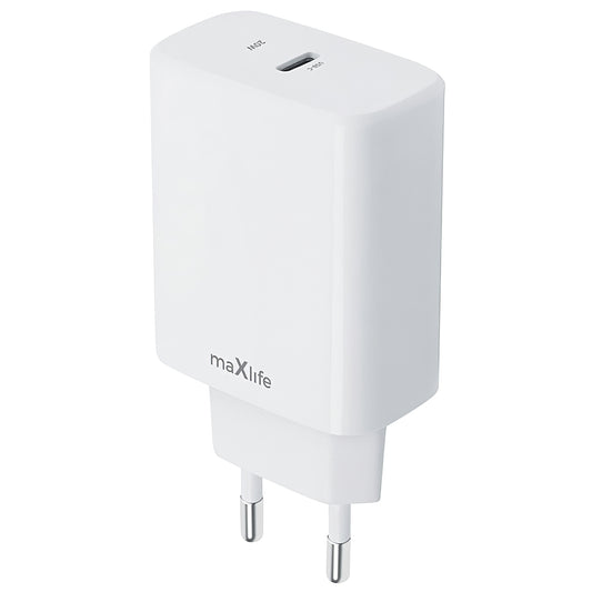 MaXlife MXTC-10-20C, 20W, 3A, 1 x USB-C, blanc 