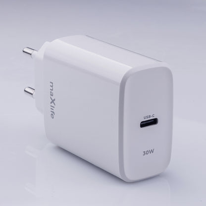 Chargeur réseau MaXlife MXTC-10-30C, 30W, 3A, 1 x USB-C, blanc 