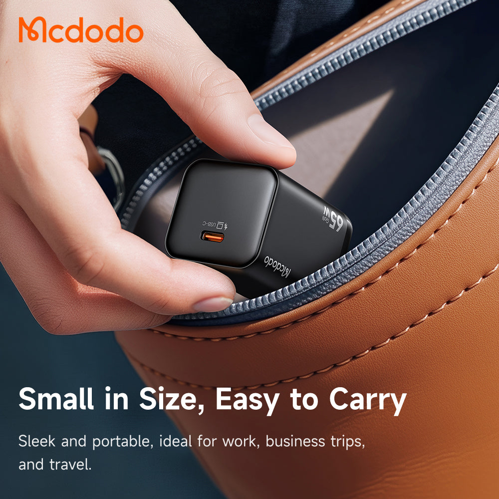 Chargeur secteur McDodo CH-0850 Ultimate Mini, 65W, 3,25A, 1 x USB-C, Noir