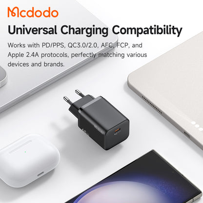 Chargeur secteur McDodo CH-0850 Ultimate Mini, 65W, 3,25A, 1 x USB-C, Noir