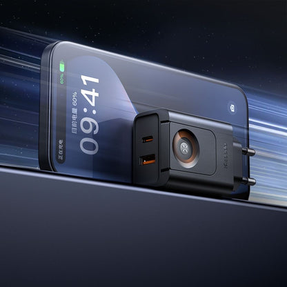 Chargeur Réseau McDodo CH-3700 Companion, 30W, 3A, 1 x USB-A - 1 x USB-C, Noir