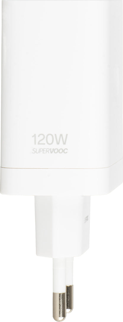 Chargeur Secteur OnePlus, 120W, 1 x USB-A, Blanc