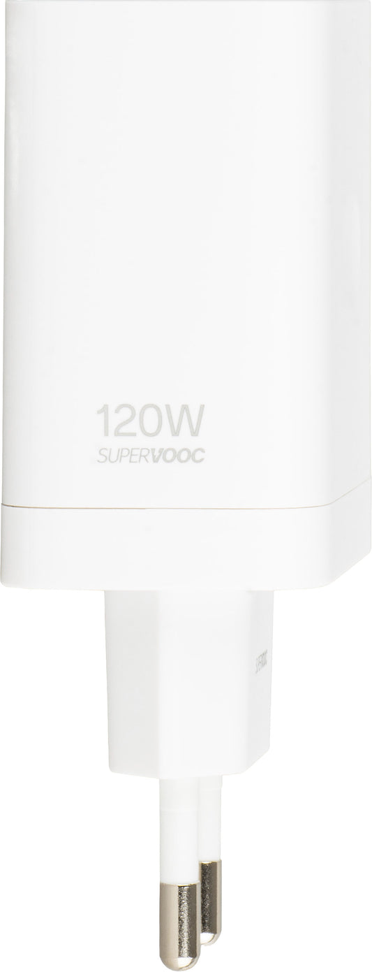 Chargeur Secteur OnePlus, 120W, 1 x USB-A, Blanc
