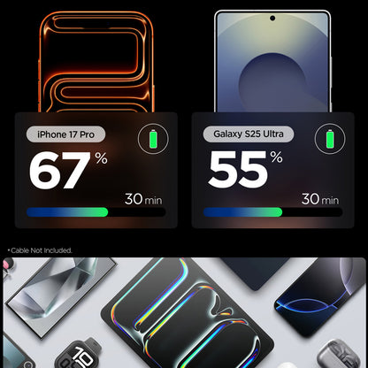 Chargeur Réseau Spigen EE301EU Essential, 30W, 3A, 1 x USB-C, Blanc ACH09492