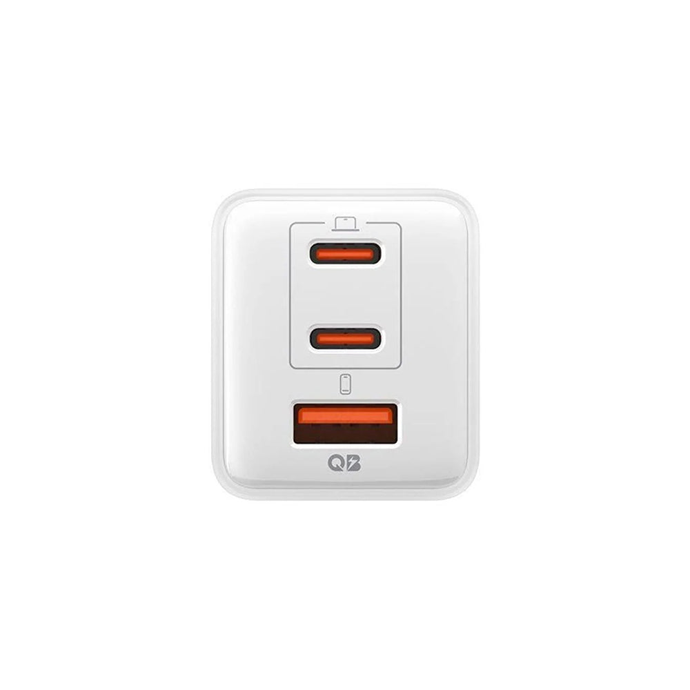Chargeur Réseau Spigen EE473EU Essential, 47W, 3A, 1 x USB-A - 2 x USB-C, Blanc ACH09464