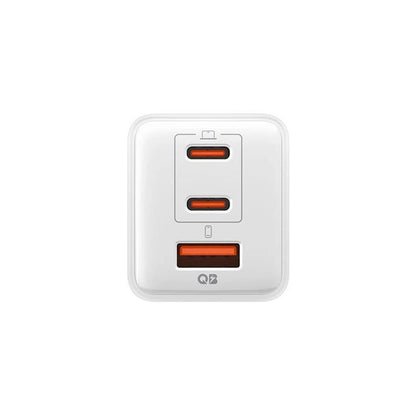 Chargeur Réseau Spigen EE473EU Essential, 47W, 3A, 1 x USB-A - 2 x USB-C, Blanc ACH09464