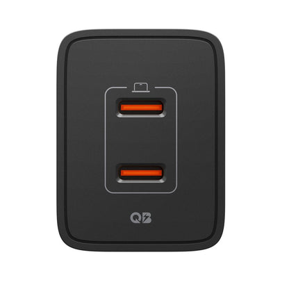 Chargeur Réseau Spigen Essential, 47W, 3A, 2 x USB-C, Noir