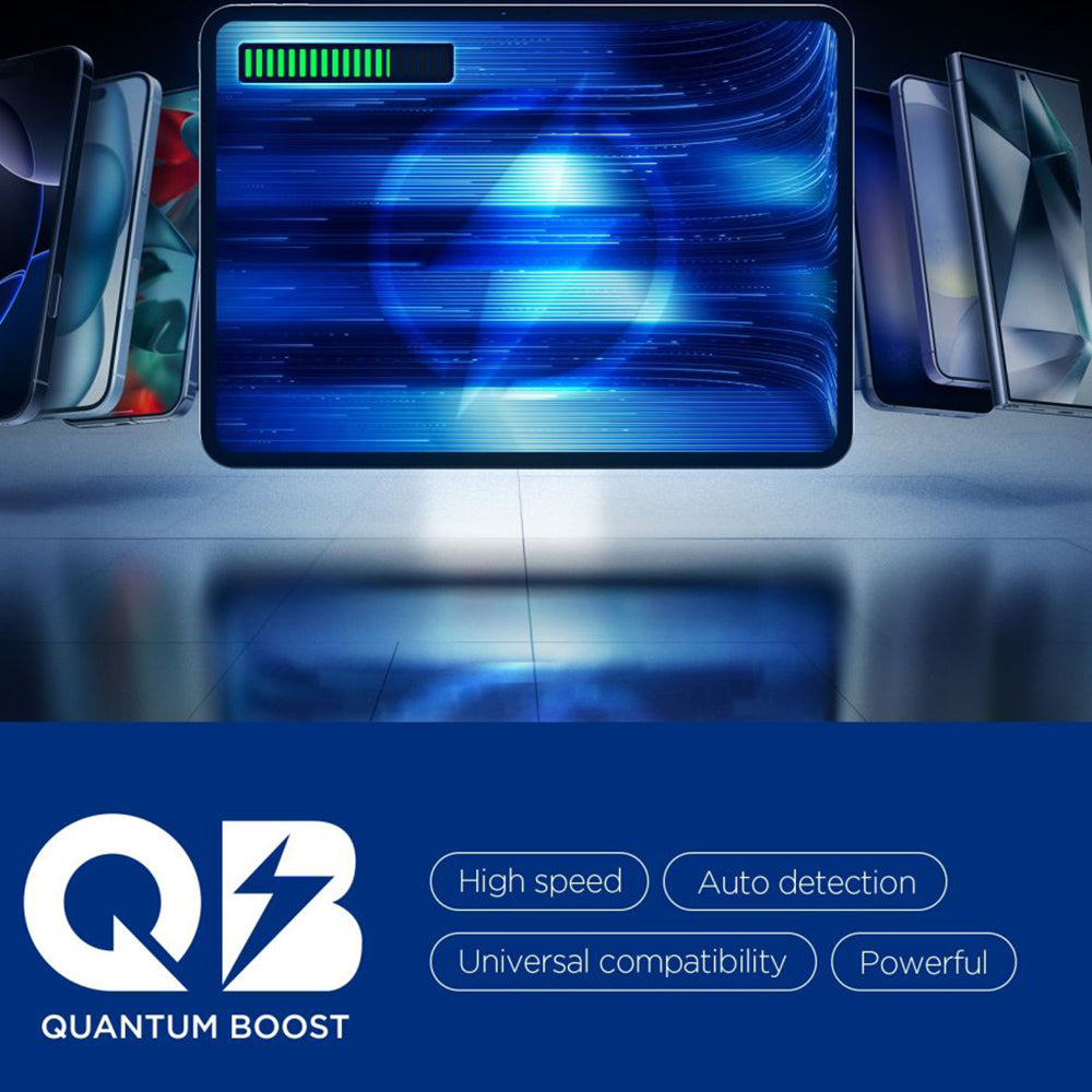 Chargeur Réseau Spigen Essential, 47W, 3A, 2 x USB-C, Noir