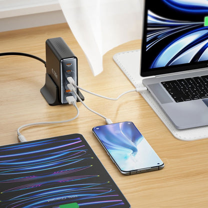 Chargeur réseau Tech-Protect DC80W, 80W, 3A, 2 x USB-A - 4 x USB-C, noir 