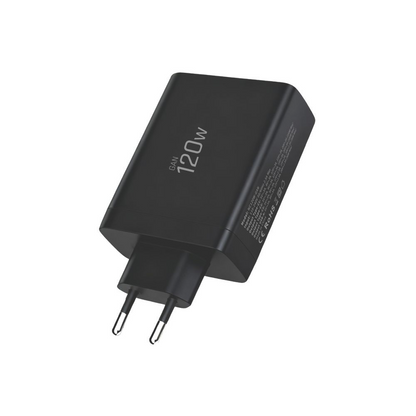 Chargeur Réseau Tech-Protect NC120W-GAN, 120W, 5A, 1 x USB-A - 3 x USB-C, Noir