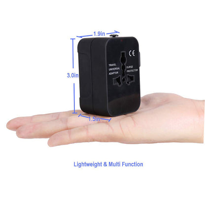 Chargeur réseau Techsuit HHT202 Travel, 10W, 2A, 2 x USB-A, Noir