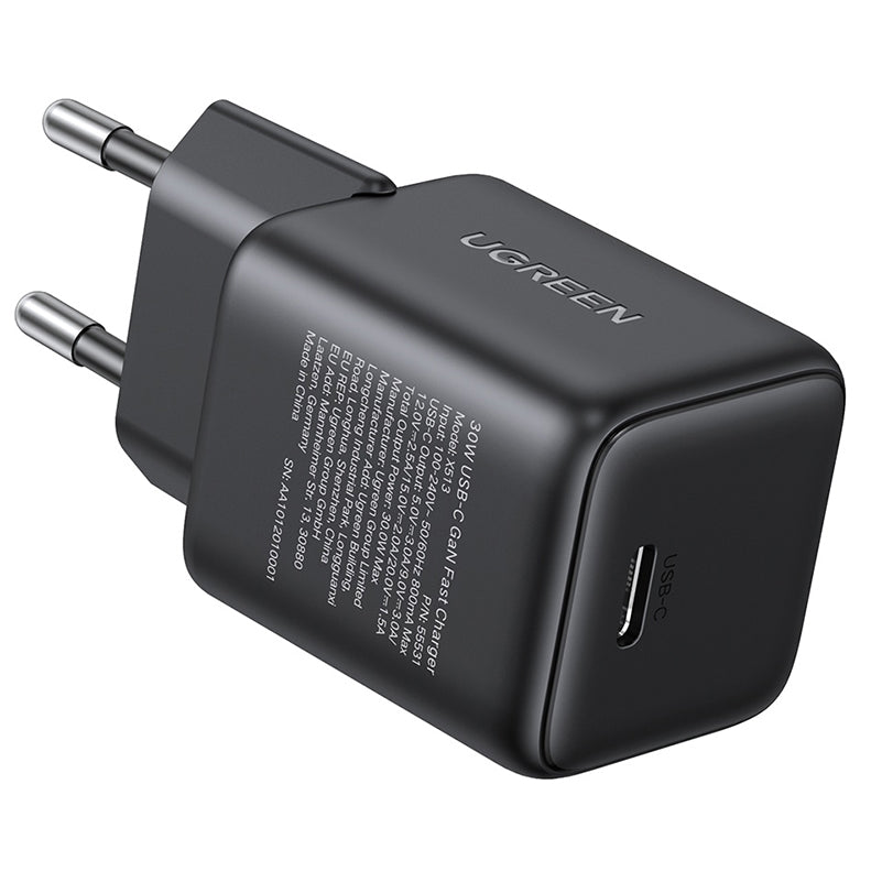 Chargeur Réseau UGREEN X513, 30W, 3A, 1 x USB-C, Noir