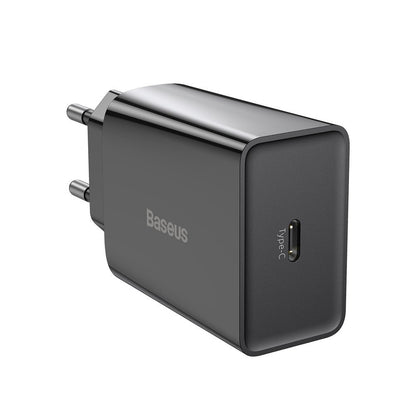 Chargeur réseau Baseus Speed, 20W, 3A, 1 x USB-C, noir CCFS-SN01 