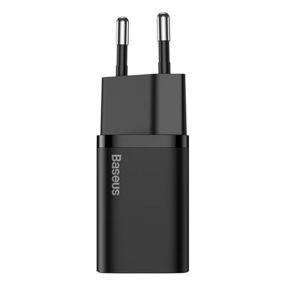 Baseus Super Si Network Charger, 25W, 3A, 1 x USB-C, Noir CCSP020101