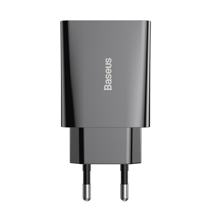 Chargeur réseau Baseus Speed, 20W, 3A, 1 x USB-C, noir CCFS-SN01 