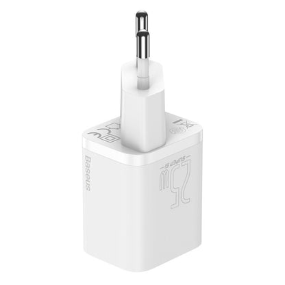 Baseus Super Si Network Charger, 25W, 3A, 1 x USB-C, blanc CCSP020102