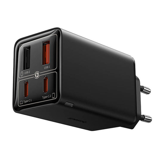 Chargeur réseau USB-C Baseus GaN 6 Pro, 65W, 3,25A, 2 x USB-A - 2 x USB-C, Noir P10162701113113-00