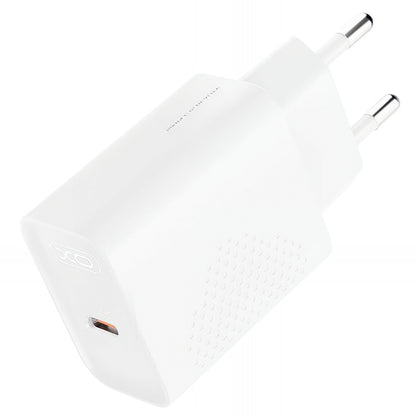 Chargeur Réseau USB-C XO Design L160, 20W, 3A, 1 x USB-C, Blanc