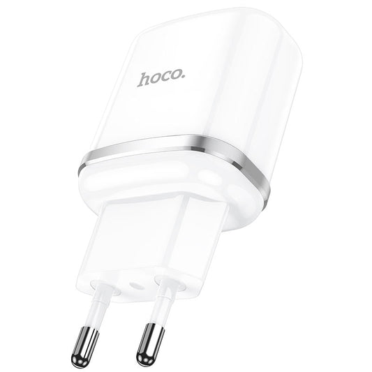 Chargeur réseau HOCO N3, 18W, 3A, 1 x USB-A, blanc