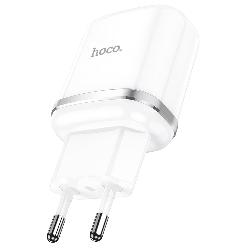 Chargeur Secteur HOCO N3, 18W, 3A, 1 x USB-A, Blanc