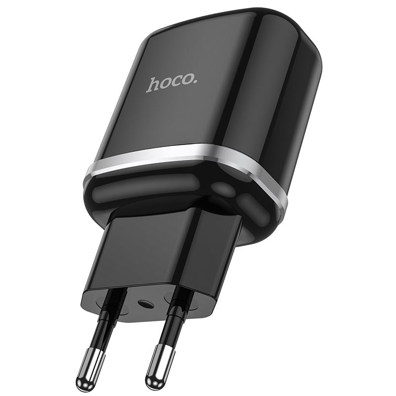 Chargeur réseau HOCO N3, 18W, 3A, 1 x USB-A, Noir