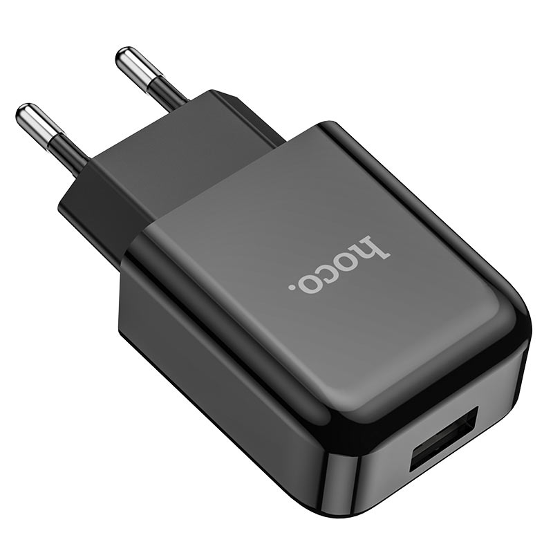 Chargeur réseau HOCO N2, 10W, 2A, 1 x USB-A, Noir