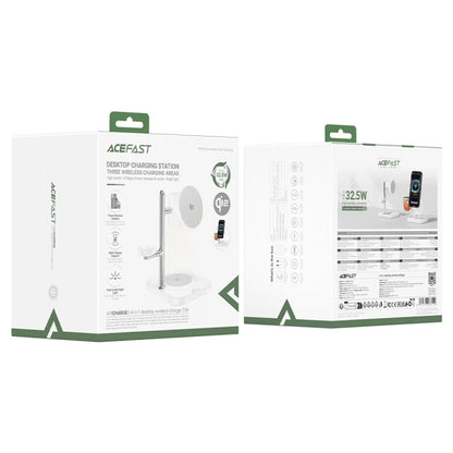 Chargeur Réseau Sans Fil Acefast E39 3en1, 32.5W, Blanc