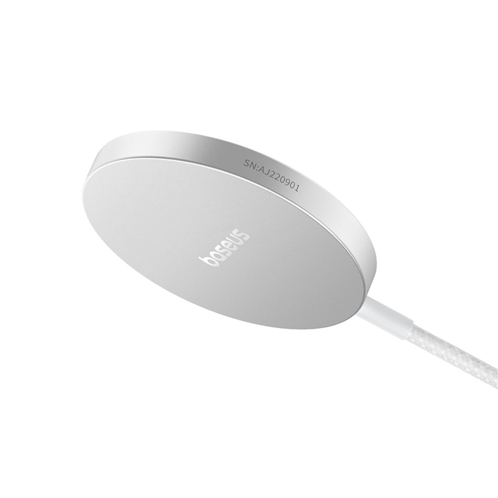 Chargeur Réseau Sans Fil Baseus Simple Mini4 Air, 15W, 1.67A, Argenté P10278200S11-00