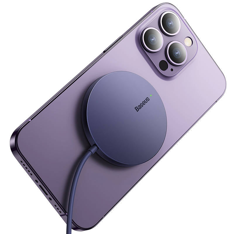 Chargeur Réseau Sans Fil Baseus Simple Mini3, 15W, 1.67A, Mauve CCJJ040205