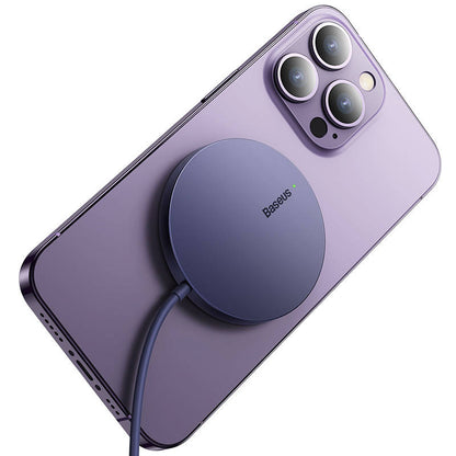 Chargeur Réseau Sans Fil Baseus Simple Mini3, 15W, 1.67A, Mauve CCJJ040205