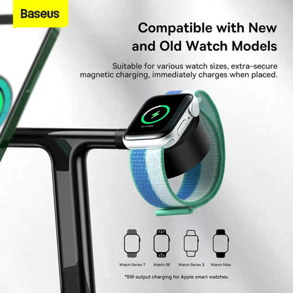 Baseus Swan 3in1 Wireless Network Charger, 20W, 1.67A, P10221302113-Z1