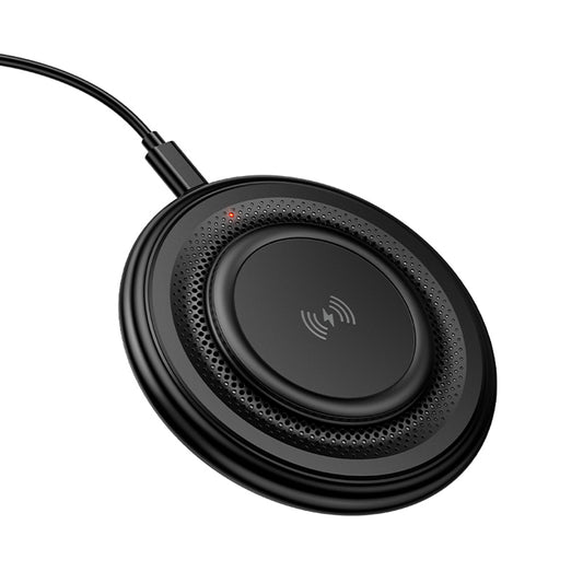 Chargeur Réseau Sans Fil Borofone BQ40 Crown, 15W, 1.67A, Noir